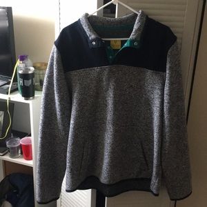 Prince & Fox quarter zip button up